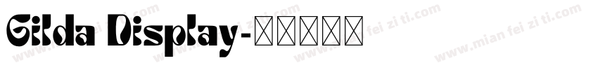 Gilda Display字体转换